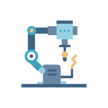 yapay robotlar teknolojisi izole edilmiş simge