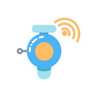 Akıllı saat simgesinin vektör çizimi