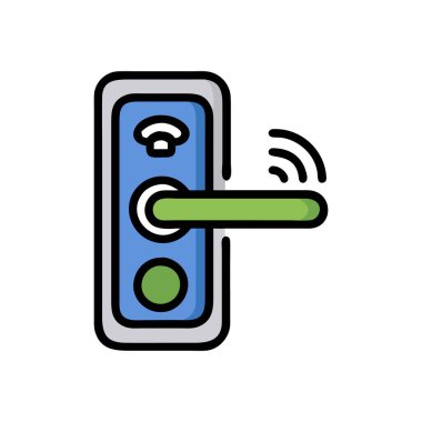 wifi vektör renk çizgisi simgesi