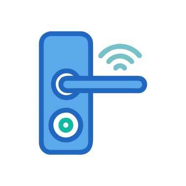 Beyaz arkaplan, kablosuz ağ işareti ve mobil uygulama sembolleri üzerinde izole edilmiş wifi simgesi