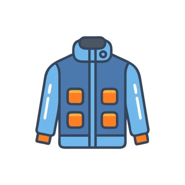 Ceket simge vektör çizim