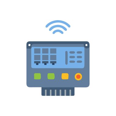 Wi-fi yönlendirici vektör illüstrasyonu