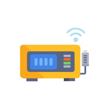 Wi-Fi kontrol ikonu vektörü. izole edilmiş sınır sembolü çizimi