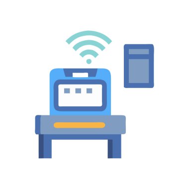 akıllı telefon simgesi. Vektör düz çizim. 8..