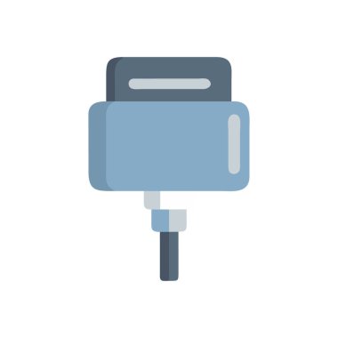 elektrik dolgu simgesi, beyaz arkaplanda izole