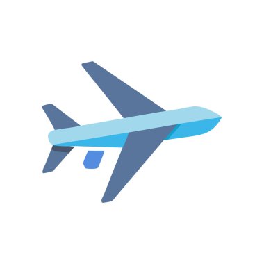 uçak logo vektör şablonu