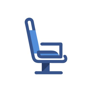 sandalye simgesi vektör illüstrasyon simgesi