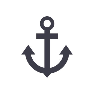 çapa simgesi vektör illüstrasyonu