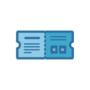 İş ve kurumsal belge ikonu. Düz renk. vektör illüstrasyonu