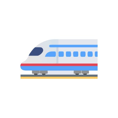 Demiryolu vektör simgesi. beyaz arkaplan treninde izole edilmiş çizgi film vektör simgesi.