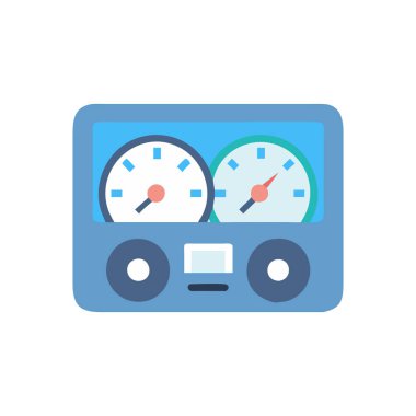 radyo vektörü düz renk simgesi