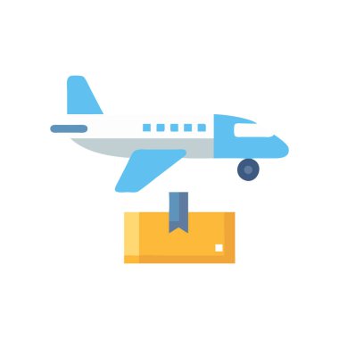 karton kutu vektör tasarımı ile dağıtım hizmeti