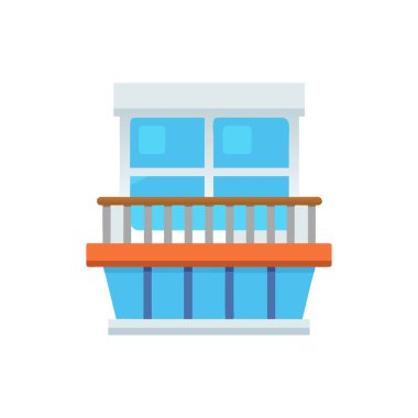 balkon simgesi oluşturma, çizgi film biçimi