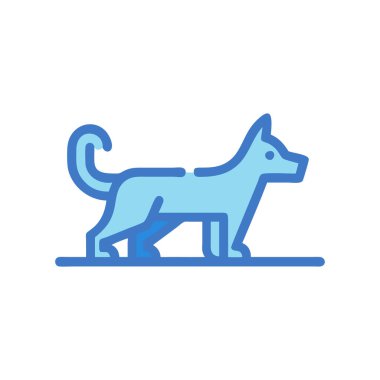 köpek hayvan simgesi, vektör