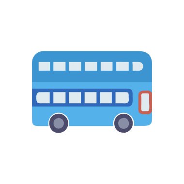 Şeffaf bir arkaplanda otobüs vektör çizimi. Birinci kalite semboller. Konsept ve grafik tasarımı için vuruş simgesi.