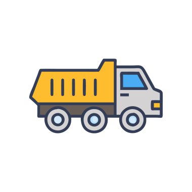 Kamyon vektör simgesini boşalt