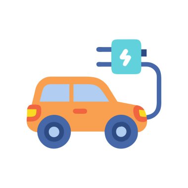 Otomobil elektrik simgesini ana hatlarıyla yükle