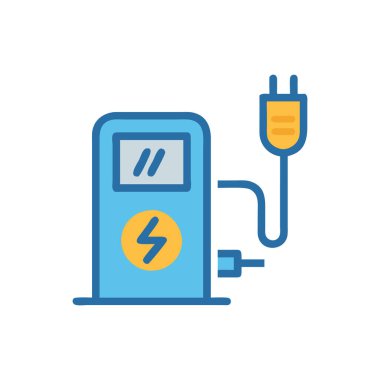 Elektrikli araba simgesini ana hatlarıyla yükle