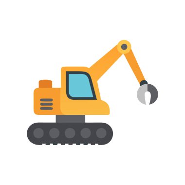 kazı simgesi düz tasarım