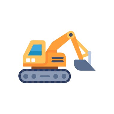 Kazı simgesi vektörü. düz renk biçimi.