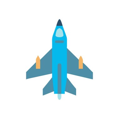 roket ikonu vektör illüstrasyonu