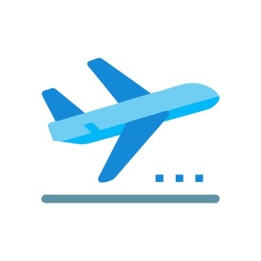 Uçuş uçağı uçuş simgesi - özet biçimi