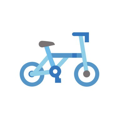 bisiklet vektörü renk çizgisi simgesi