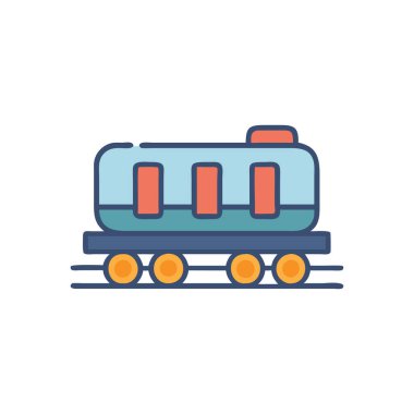 Şeffaf bir arkaplanda tren vektör çizimi. Birinci kalite semboller. Konsept ve grafik tasarımı için vuruş simgesi.