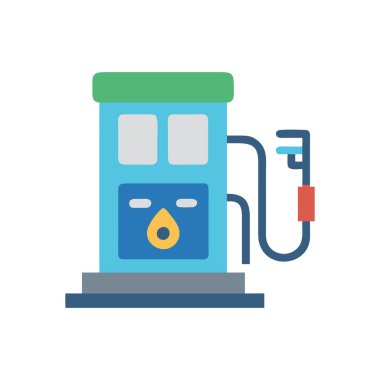 Gaz pompası vektör simgesi