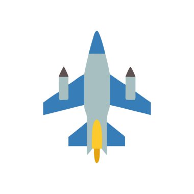 izole edilmiş roket vektör tasarımı