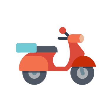 motosiklet vektör resimleme