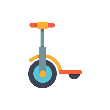 bisiklet vektörü düz renk simgesi