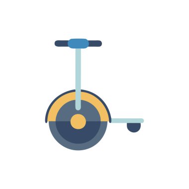 bisiklet vektörü düz renk simgesi