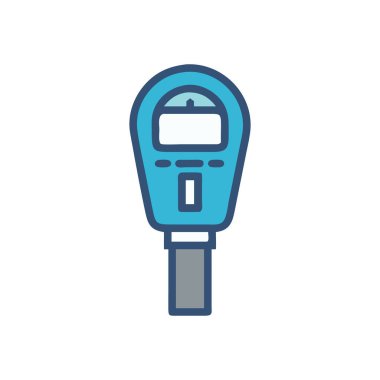 Araba anahtarı ikon vektörü. Düz tabela. renk kontur sembolü resimlemesi