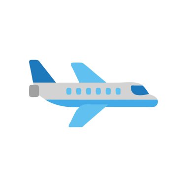 düzlem vektörü düz renk simgesi