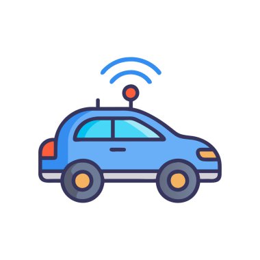 WIFI vektör düz renk simgesi