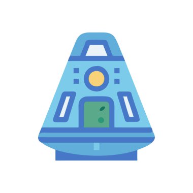 roket ikonu vektör illüstrasyonu