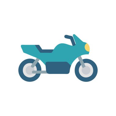 Scooter ikonu. düz biçim tasarımı