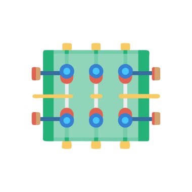 Düz renk simgesinin vektör illüstrasyonu
