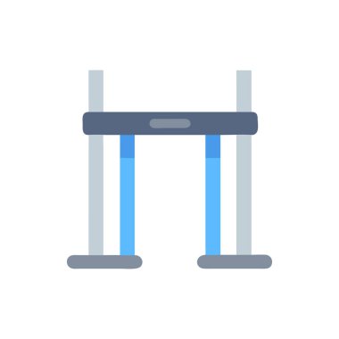 Beyaz arkaplanda inşaat vinci çizimi.