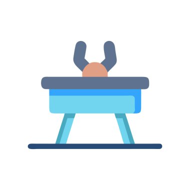 Sandalye Düz Vektör Simgesi