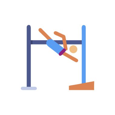 Şeffaf bir arkaplanda salıncak vektör çizimi. Birinci kalite semboller. Konsept ve grafik tasarımı için vuruş simgesi.