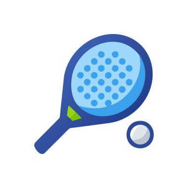 Tenis raketi Vektör Simgesi Tasarım İllüstrasyonu