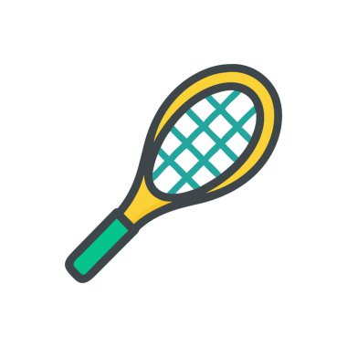 raket simgesi, basit biçim illüstrasyonu