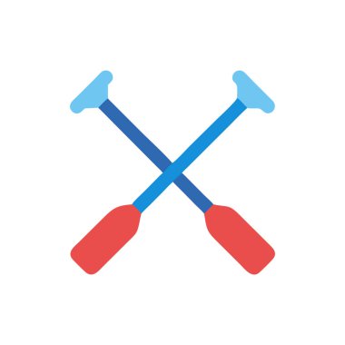 Beyaz arkaplanda kürek vektör simgesi