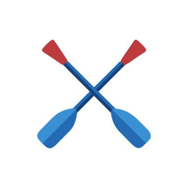 kürek simgesi vektör illüstrasyonu