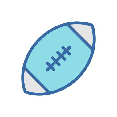 Web ve mobil uygulaması tasarımı, futbol logo kavramı için beyaz arka plan üzerinde izole futbol simge vektör