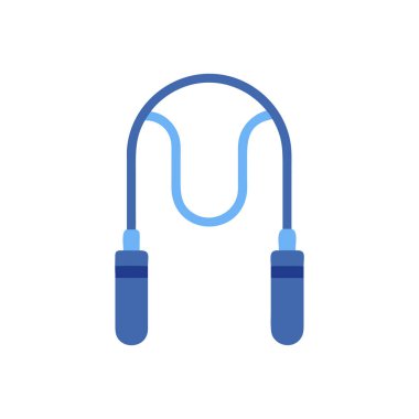 İp simgesi atlanıyor, vektör illüstrasyonu