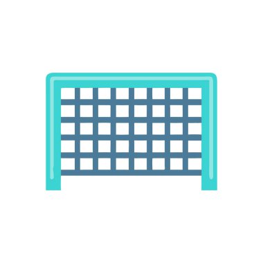 izole edilmiş futbol oyunu ikonu vektör tasarımı