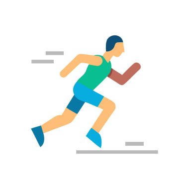 çalışan erkek avatar karakter vektör çizimi tasarımı